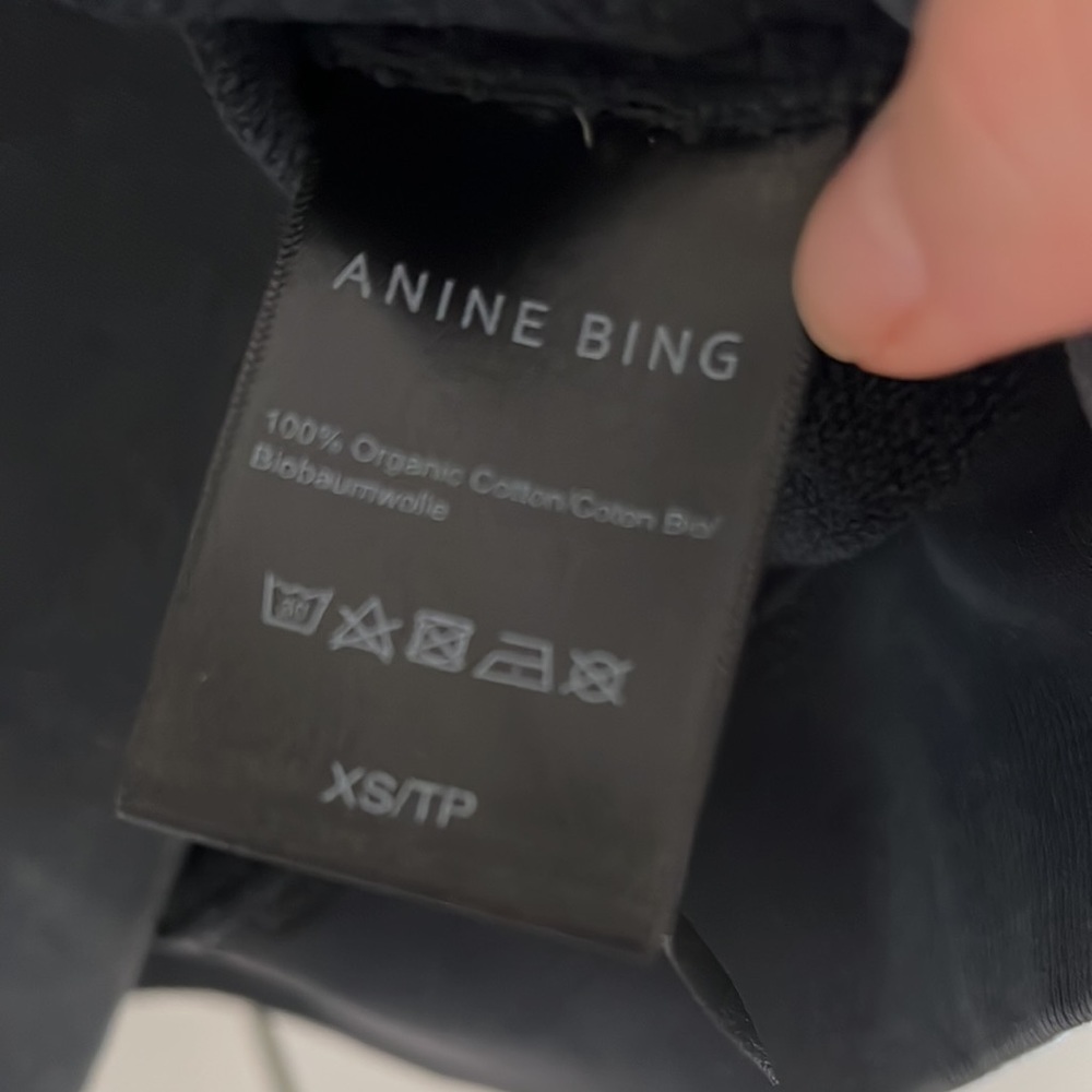 Anine Bing Black Graphic Hoodie - Picture 7 of 7